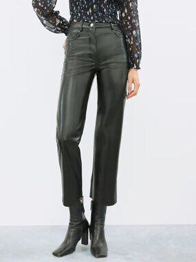Aritzia Wilfred Melina Cropped Pant, Brown - Size 0